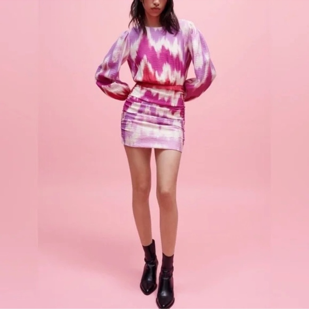 NWT Maje Ritie tie dye mini dress